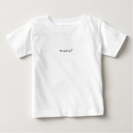 Matching Mini Me With Heart Baby Shirt T