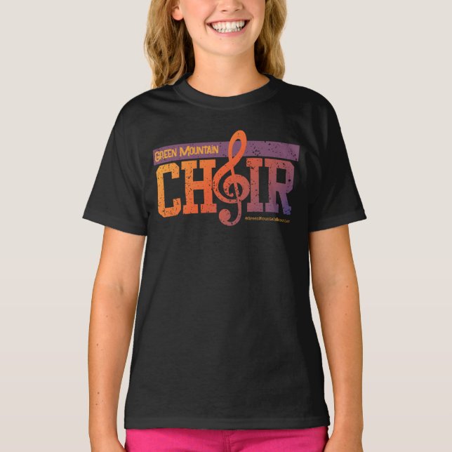 Matching Namn Choir Group Social Handle T Shirt (Framsida)