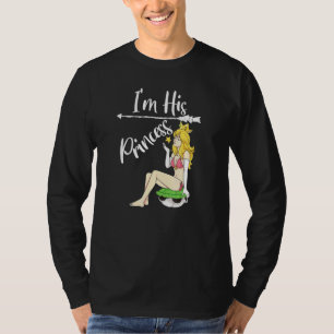 Matching Par Princess Frog-årsdagen Valenti T Shirt