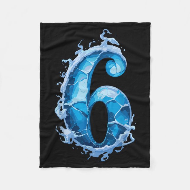 Matching Six Seven Flaming Ice Funny Meme 67 Coupl Fleecefilt (Framsidan)