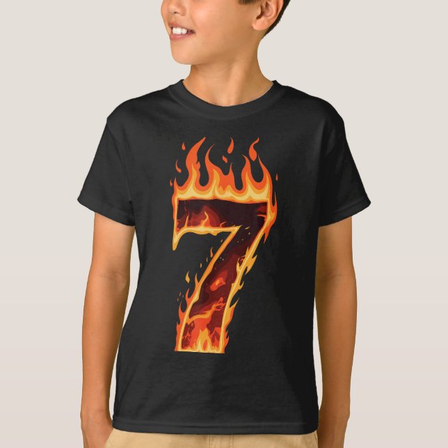 Matching Six Seven Flaming Ice Funny Meme 67 Coupl T Shirt (Framsida)