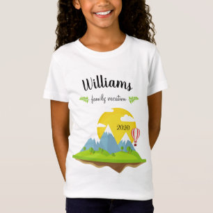 Matching Souvenir-matchning för bergsfamiljen T Shirt