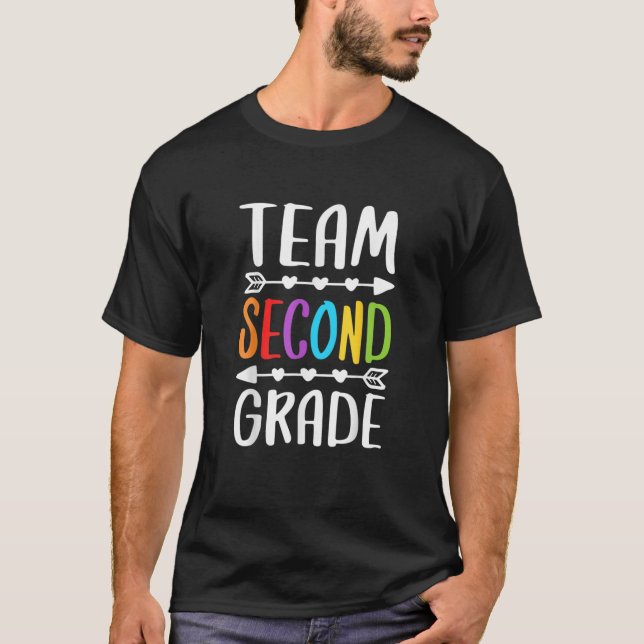 Matching Team Second Grade 2Nd Grade Teacher Stude T Shirt (Framsida)