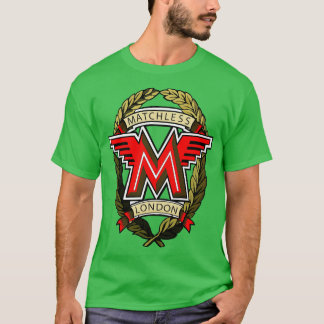 Matchlösa motorcyklar England T Shirt
