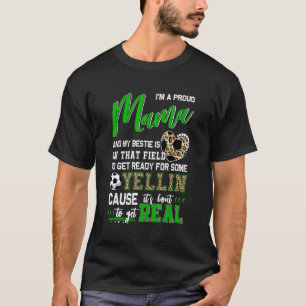 Matchning 2 för Mamman för proud-fotboll T Shirt