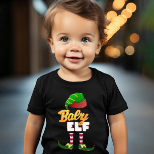 Matchning av 3D-Roligt för Elf-familjen i Baby T Shirt