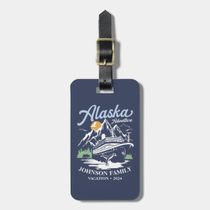 Matchning av anpassningsbar Alaska Cruise Family F Bagagebricka