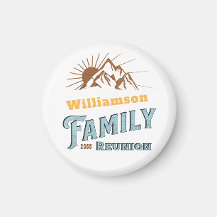 Matchning av anpassningsbar Camping Family Vacatio Magnet