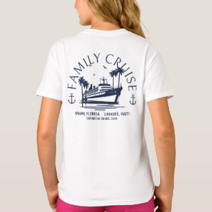 Matchning av anpassningsbar Cruise Shirt-familjgru T Shirt