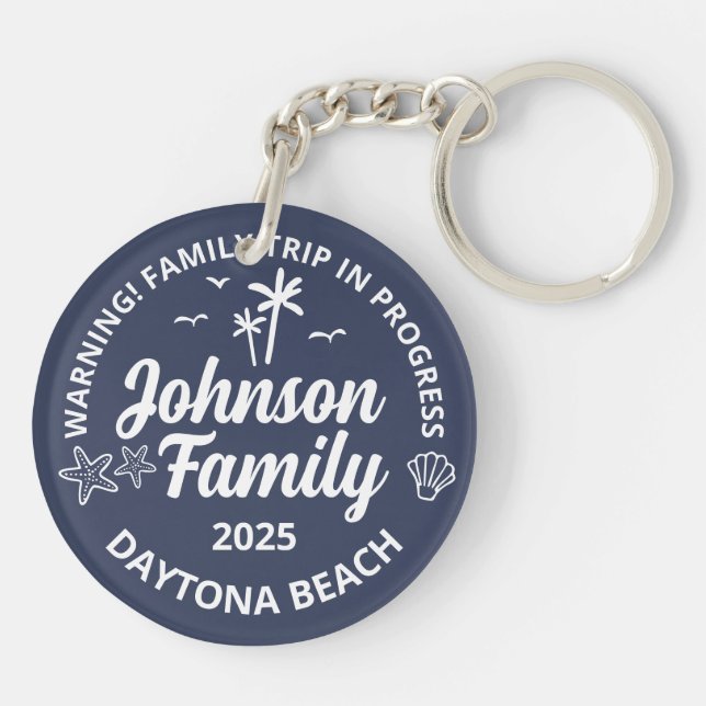 Matchning av anpassningsbar Family Beach Vacation  (Baksidan)