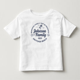 Matchning av anpassningsbar Family Beach Vacation  T Shirt