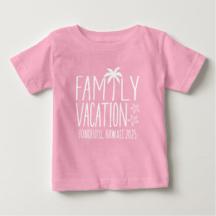 Matchning av anpassningsbar Family Beach Vacation T Shirt
