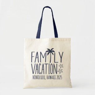 Matchning av anpassningsbar Family Beach Vacation Tygkasse