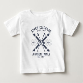 Matchning av anpassningsbar Family Friends Ski Res T Shirt