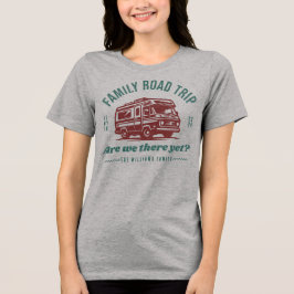Matchning av anpassningsbar Family Road Resa T Shirt