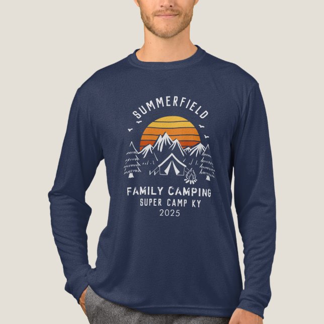 Matchning av Anpassningsbar för Family Camping Res T Shirt (Framsida)