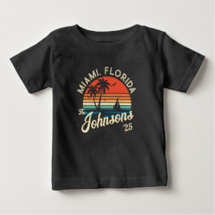 Matchning av anpassningsbar Retro Sunset Family Be T Shirt