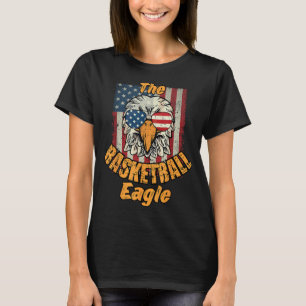 Matchning av basketboll för Vintage i coola 4:e T Shirt