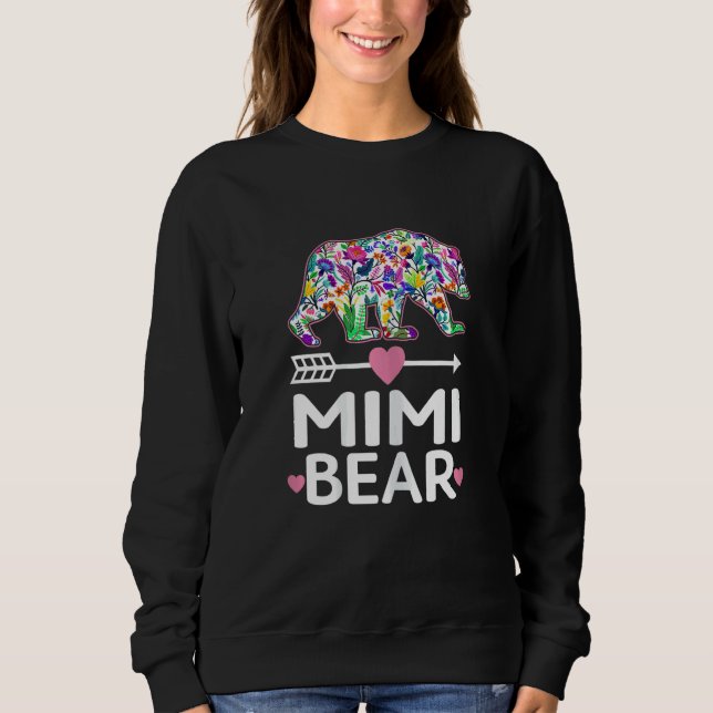 Matchning av Blommigt för  för  Womens Mimi Bear M T Shirt (Framsida)