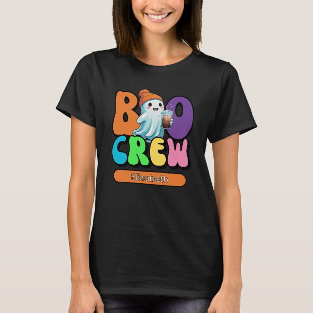 Matchning av Boo Crew Cute Ghost Ghost T Shirt (Framsida)