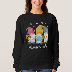Matchning av Cute Påsk Dag Gnome Kärlek Lunch Dam T Shirt