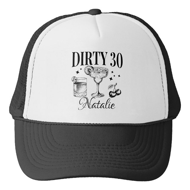 Matchning av Dirty tretty 30års födelsedag Party A Keps (Skapare uppladdad)