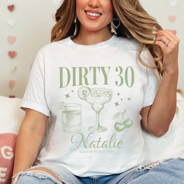 Matchning av Dirty tretty 30års födelsedag Party A T Shirt (Skapare uppladdad)