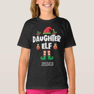 Matchning av dotterfamilj som matchar julmas-utrus t shirt
