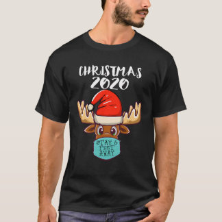 Matchning av familje-Rudolph Reindeer Stanna 6 Fee T Shirt
