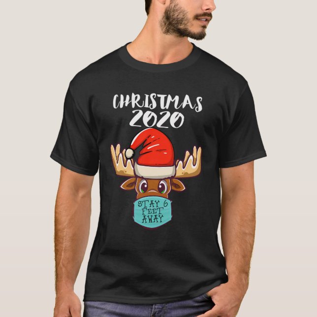 Matchning av familje-Rudolph Reindeer Stanna 6 Fee T Shirt (Framsida)