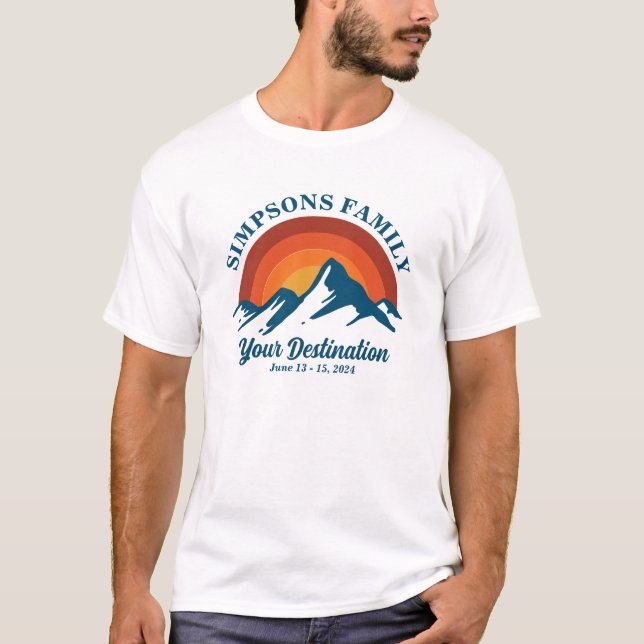 Matchning av familjemiljgrupp för återställande av t shirt (Framsida)