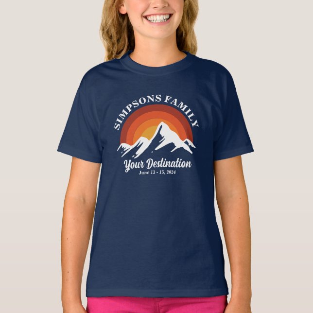 Matchning av familjemiljgrupp för återställande av t shirt (Framsida)