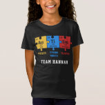 Matchning av familjen Autism Puzzle Science Person T Shirt<br><div class="desc">Autism Puzzle Science Geek Personlig Matching Familj t-shirt. Lägg till ditt team eller din familj namn genom att klicka på knappen "Anpassa". Perfekt för daglig bära och medvetandegörande av autism kampanj och evenemang med resten av familjen</div>