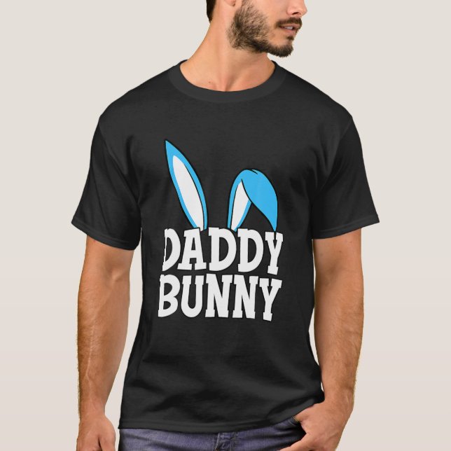 Matchning av familjen Cute Pappa Bunny Cute Costum T Shirt (Framsida)