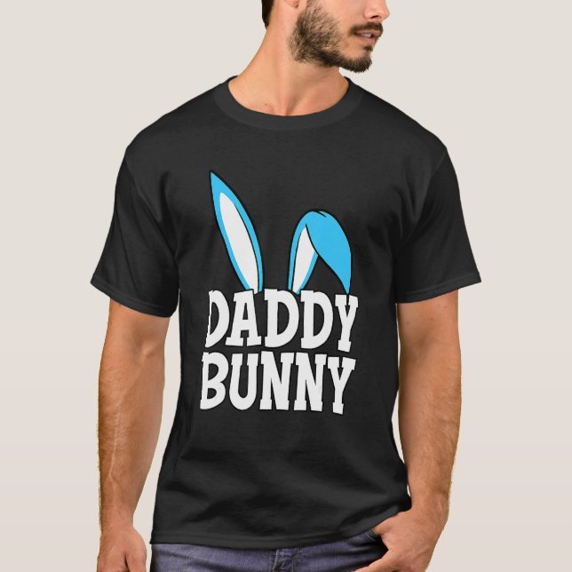 Matchning av familjen Cute Pappa Bunny Cute Costum T Shirt (Framsida)