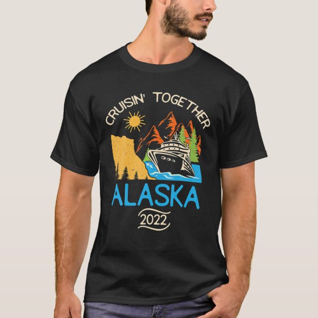 Matchning av familjen Friends Group Alaska Cruise  T Shirt (Framsida)