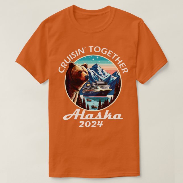 Matchning av familjen Friends Group Alaska Cruise  T Shirt (Design framsida)