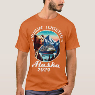 Matchning av familjen Friends Group Alaska Cruise T Shirt
