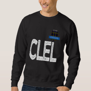 Matchning av familjen klan Clelland C Lång Ärmad Tröja