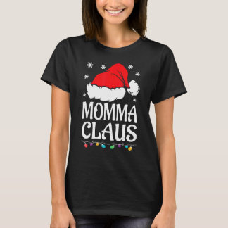 Matchning av familjen Momma Claus Shirt jul Pajama T Shirt
