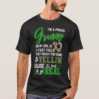 Matchning av familjen Proud Soccer Granny Soccer T Shirt