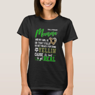 Matchning av familjen Proud Soccer Momma Soccer T Shirt