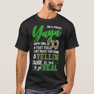 Matchning av familjen Proud Soccer Yaya Soccer T Shirt