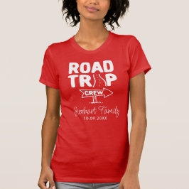 Matchning av Family Reunion Road Resa Vacation T Shirt