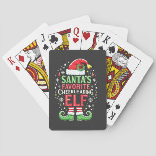 Matchning av favoritfamiljen Cheerlead Elf Casinokort