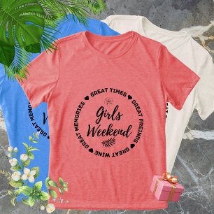 Matchning av flickor Helg Resa T-Shirts - Underbar