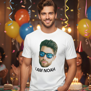Matchning av Födelsedagsfesten Ansikte Bild T Shirt