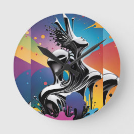 Matchning av freak - Ken Gage Surreal Art Rund Klocka