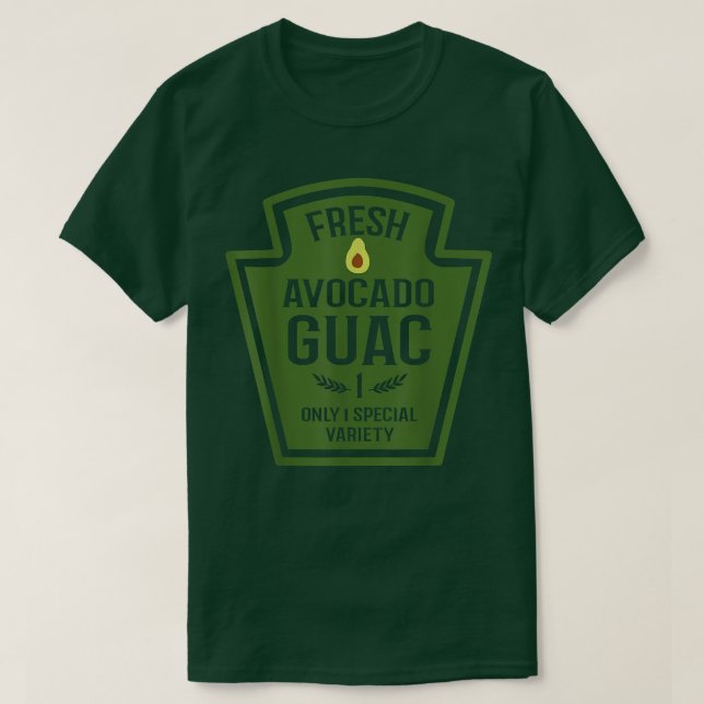 Matchning av Fresh Avocado Guac-gruppvillkorsfamil T Shirt (Design framsida)