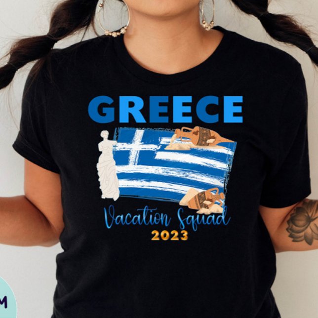 Matchning av grekiska Vacation Europe Travel Group T Shirt (Skapare uppladdad)